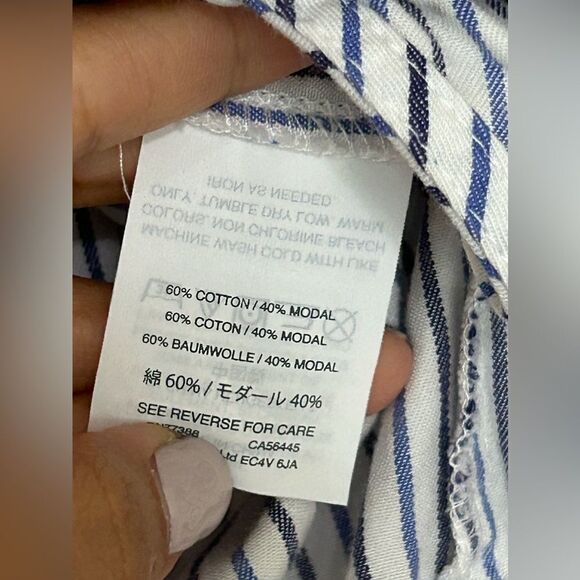 Madewell Striped Wrap Top - Picture 9 of 9